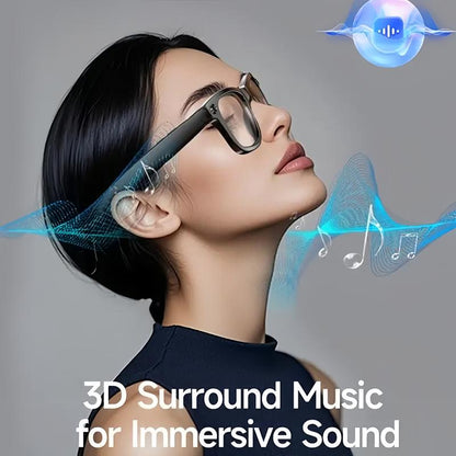 Wearable AI Camera Glasses UV Protect