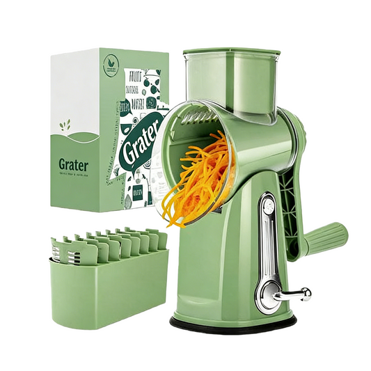 Compact Rotary Grater for Faster Cooking
