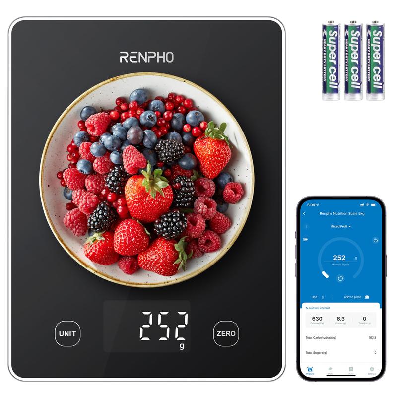 Smart Food Scale for Keto & Macro Tracking