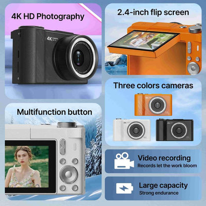 4K Digital Camera with Flip Screen
