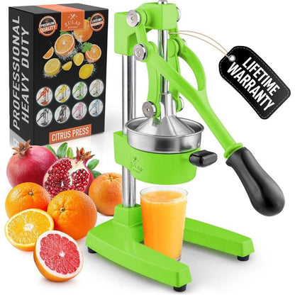 Heavy-Duty Cast Iron Citrus Juicer Press