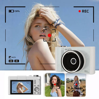4K Digital Camera with Flip Screen