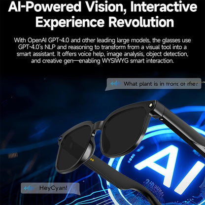 Wearable AI Camera Glasses UV Protect